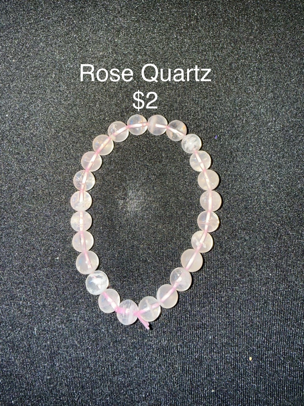 Variety of pink authentic crystal stretch bead bracelets - Picture 3 of 8